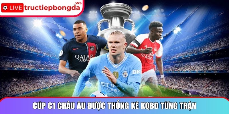 Cúp C1 châu Âu được thống kê KQBĐ từng trận